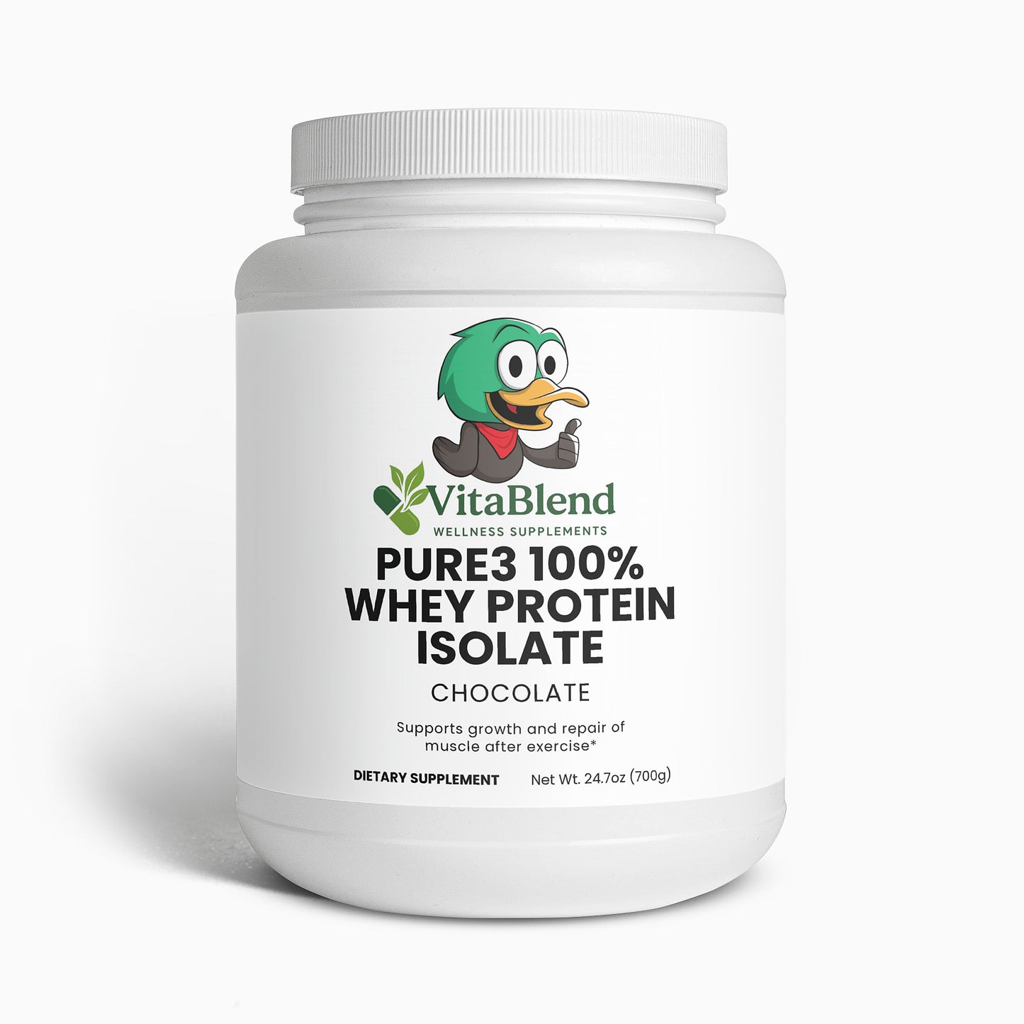 Whey Protein Isolate (Chocolate) by Vitablend Wellness Supplements