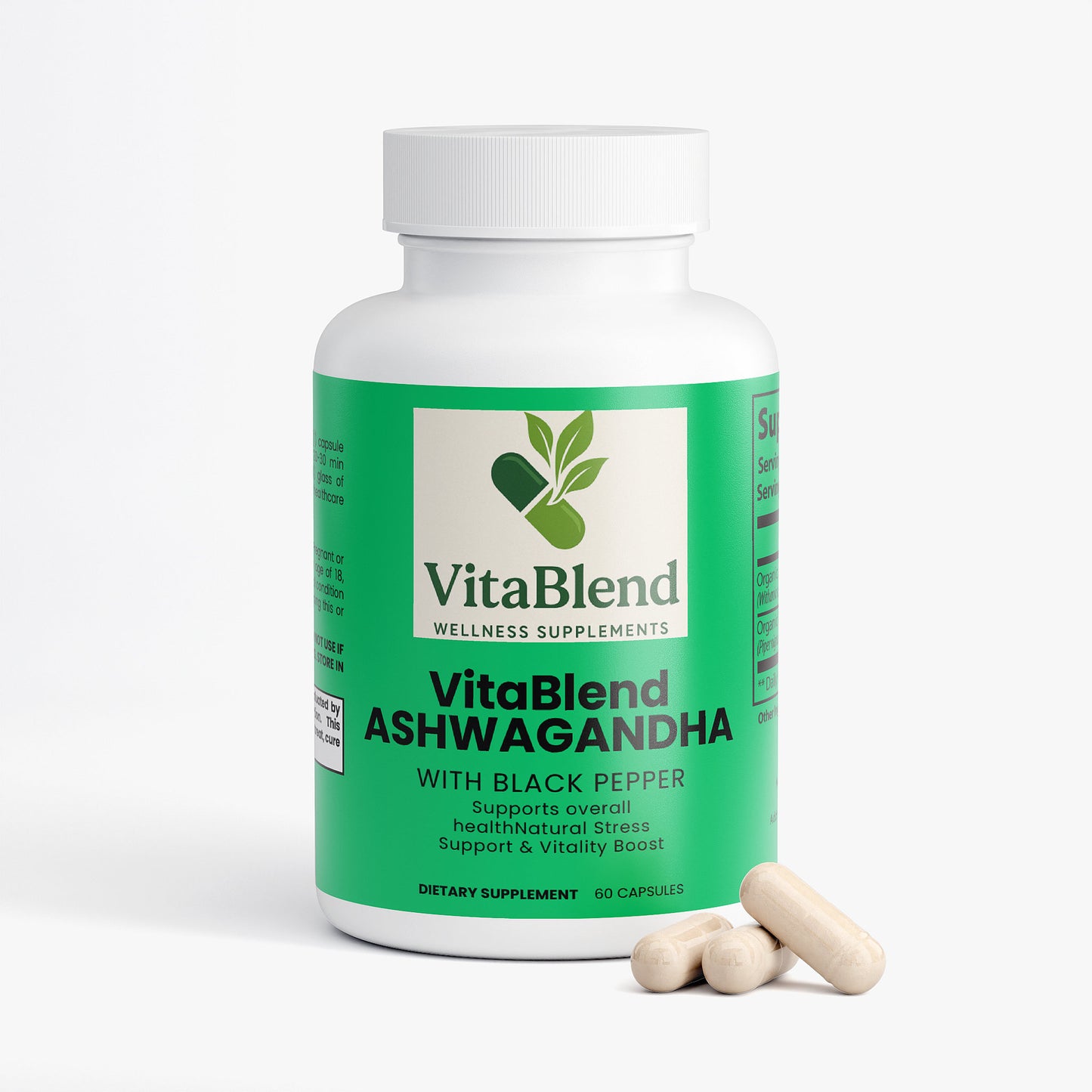 Ashwagandha – Natural Stress Relief & Energy Support - VitaBlend Supplements