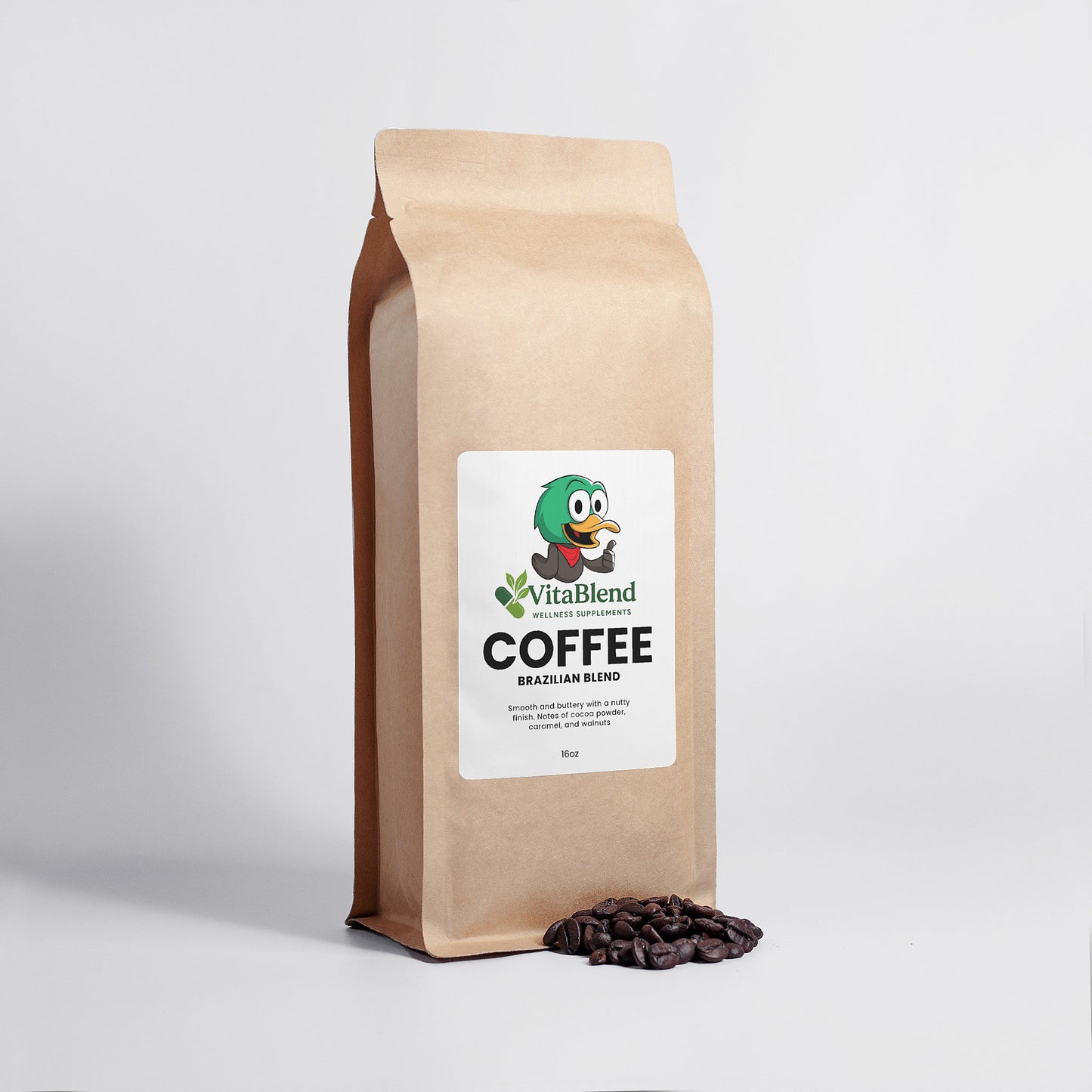 Brazilian Blend Coffee - by VitaBlend Wellness Supplements - 16oz