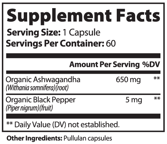 Ashwagandha By Vitablend Wellness Supplements