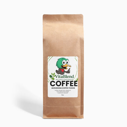 Mushroom Coffee Fusion - Lion’s Mane & Chaga 16oz by Vitablend Wellness Supplements