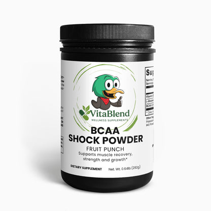 BCAA Shock Powder (Fruit Punch) VitaBlend Wellness Supplements