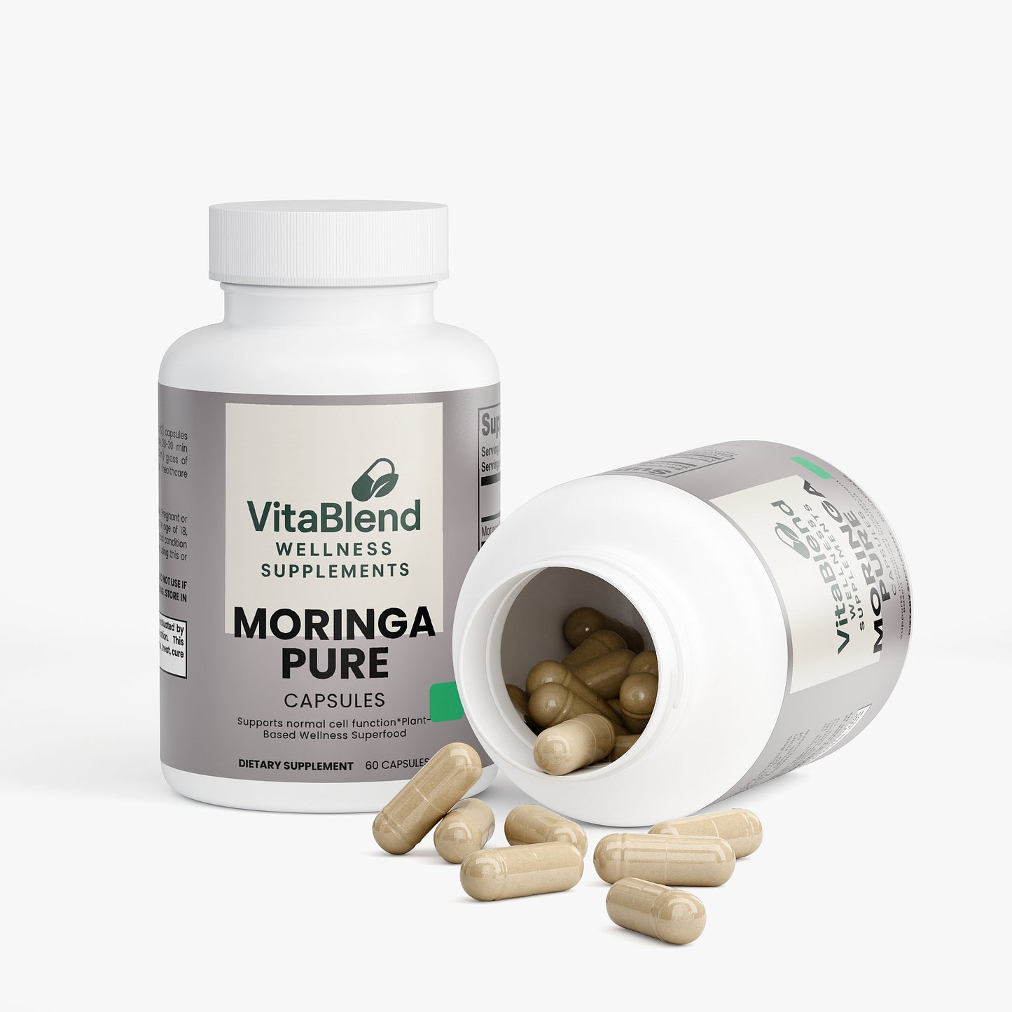 Moringa Pure (Drumstick Tree) by Vitablend Wellness Supplements