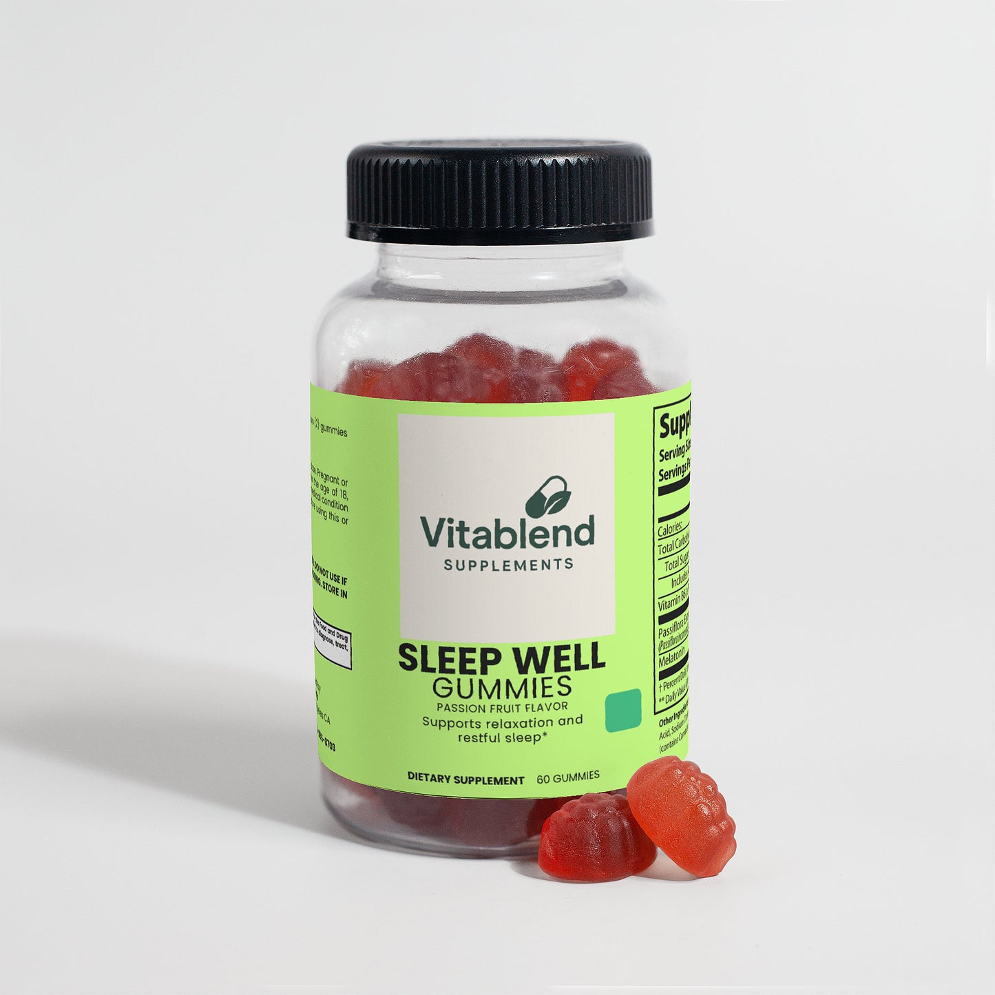 Sleep Well Gummies (Adult) by VitaBlend Wellness Supplements