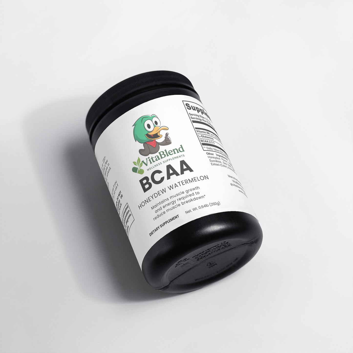 BCAA Post Workout Powder (Honeydew/Watermelon) By VitaBlend Wellness Supplements