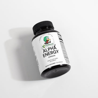 Alpha Energy – Men’s Vitality & Wellness Supplement with Tribulus, Longjack, Horny Goat Weed & Zinc for Energy, Muscle & Libido Support (90 Capsules)