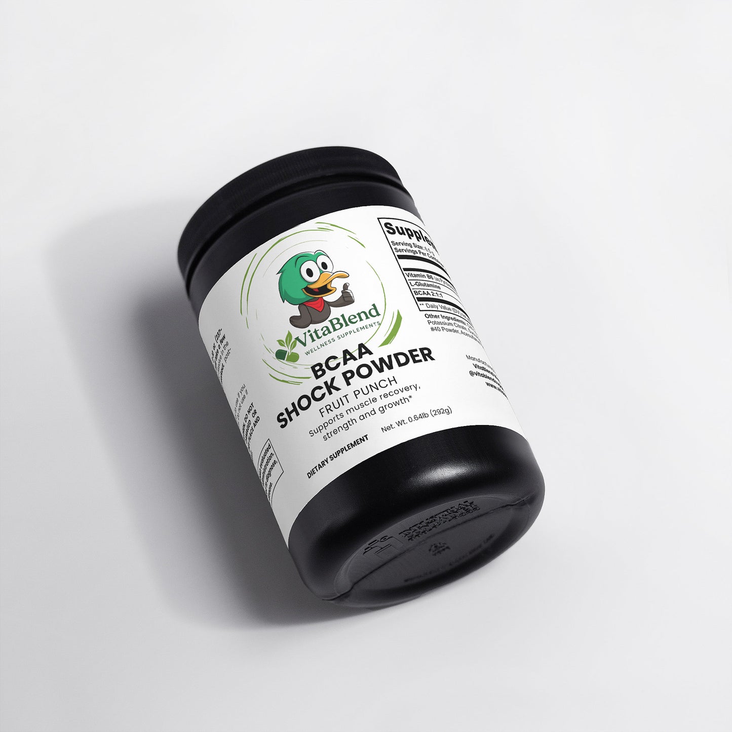 BCAA Shock Powder (Fruit Punch) VitaBlend Wellness Supplements