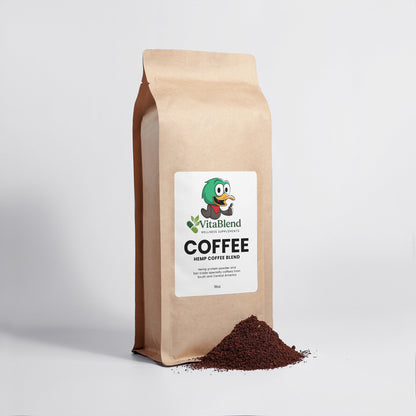 Hemp Coffee Blend – Medium Roast 16oz | Vitablend Supplements
