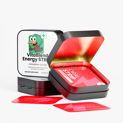 Energy Oral Strips By VitaBlend - Cranberry 30 Counted