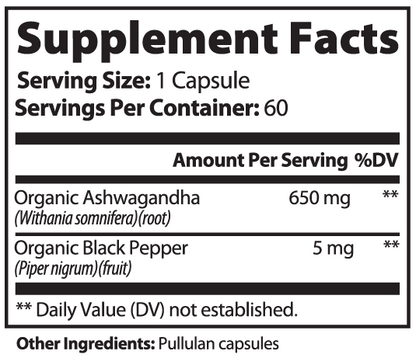 Ashwagandha By Vitablend Wellness Supplements